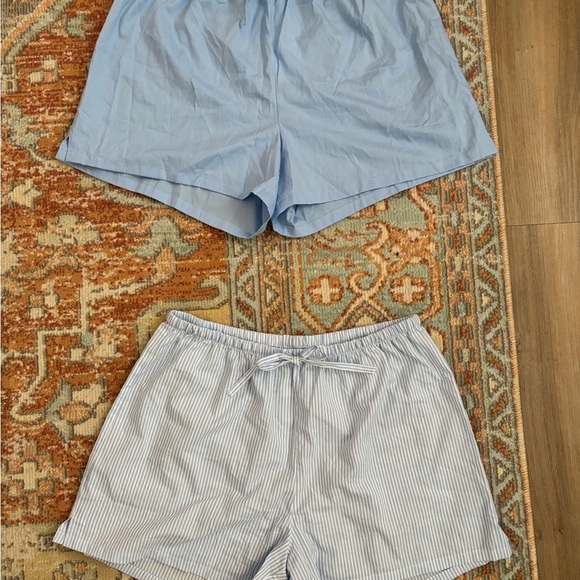 Coastal Chic Light Blue and Striped Shorts Set in size medium BNWT! - Picture 1 of 10